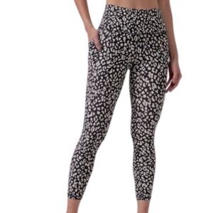 Athleta Black and White Patterned Leggings